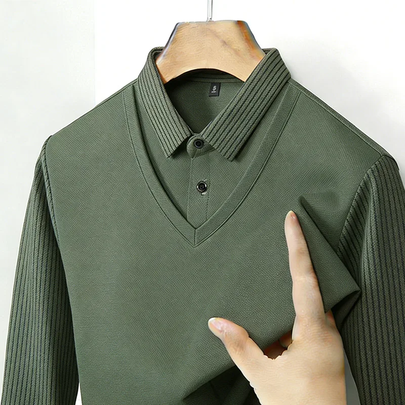 Golf Tees - Camisa Masculina com Gola em V