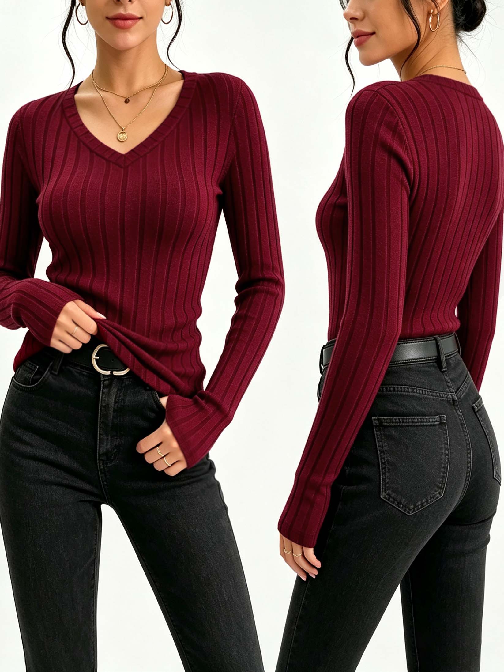 Golf Tees - Camiseta Feminina de Malha Canelada com