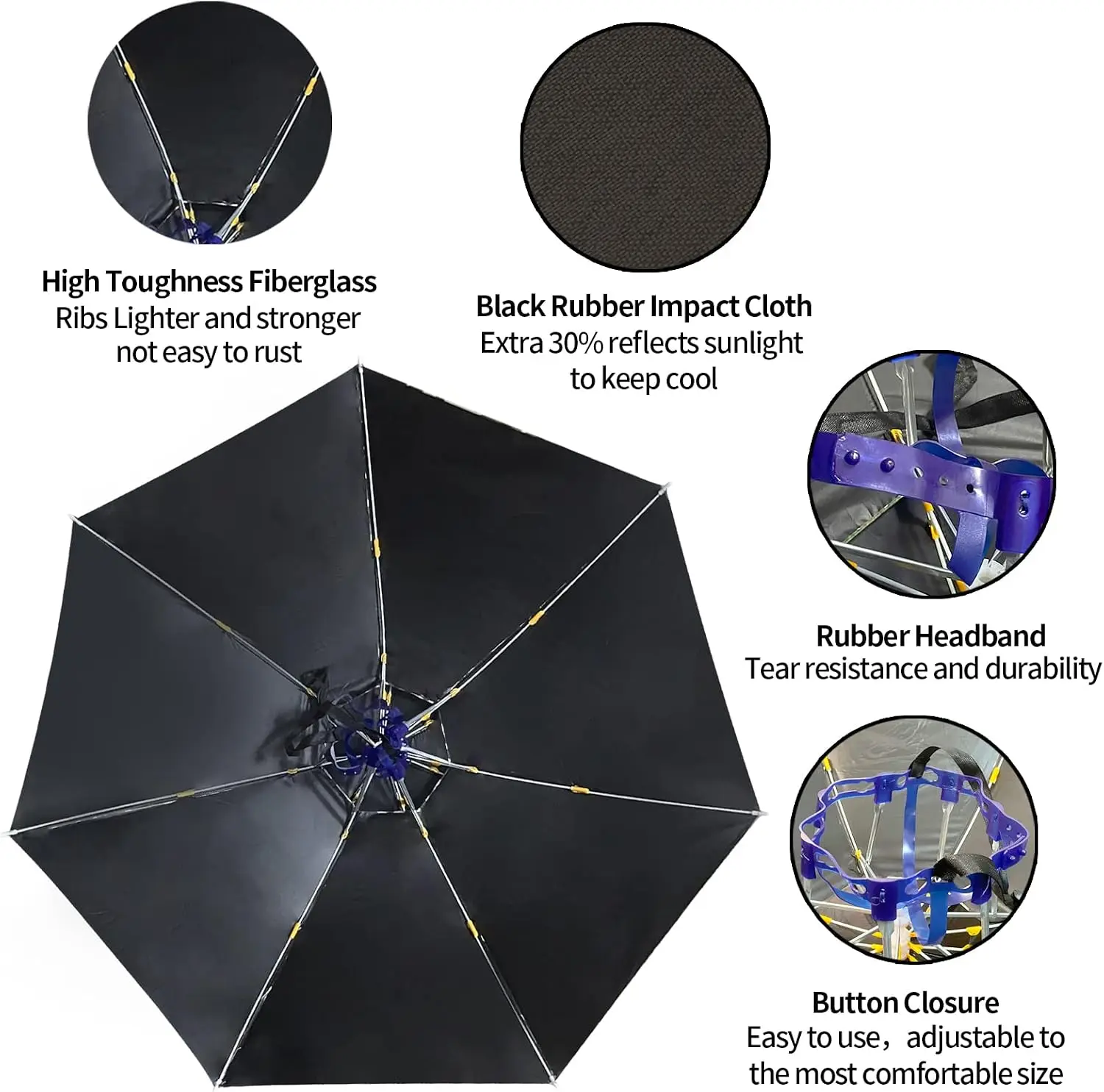 Chapéu Guarda-Chuva Dobrável A - Golf Umbrella Large avaliação e preço